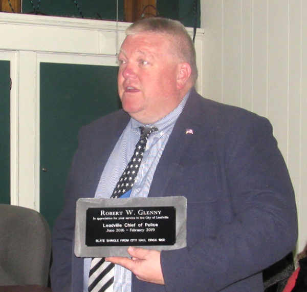 Leadville Chief of Police Rob Glenny